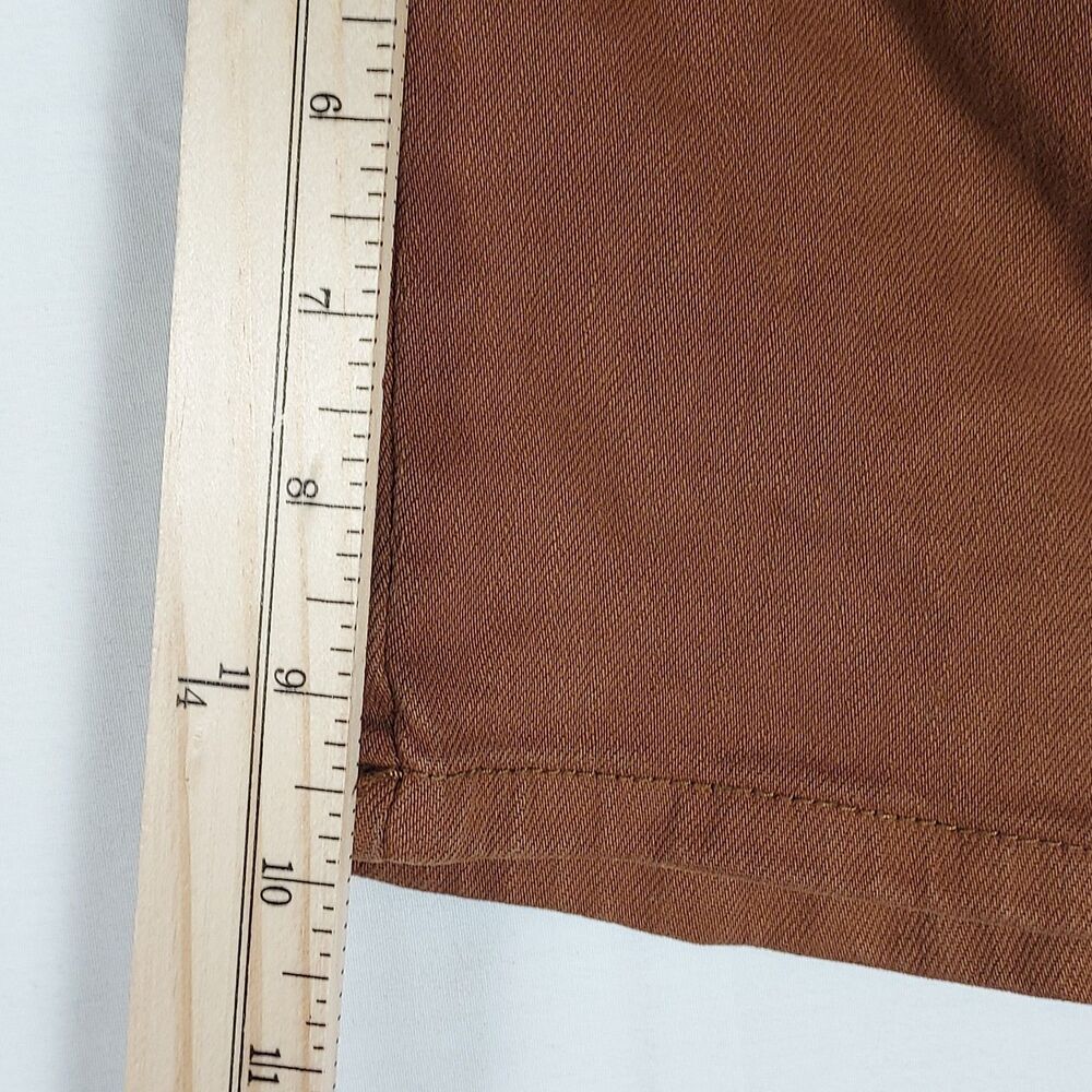 Judy Blue Womens XL Brown Mid Rise Denim Shorts Casual Summer - Picture 8 of 11